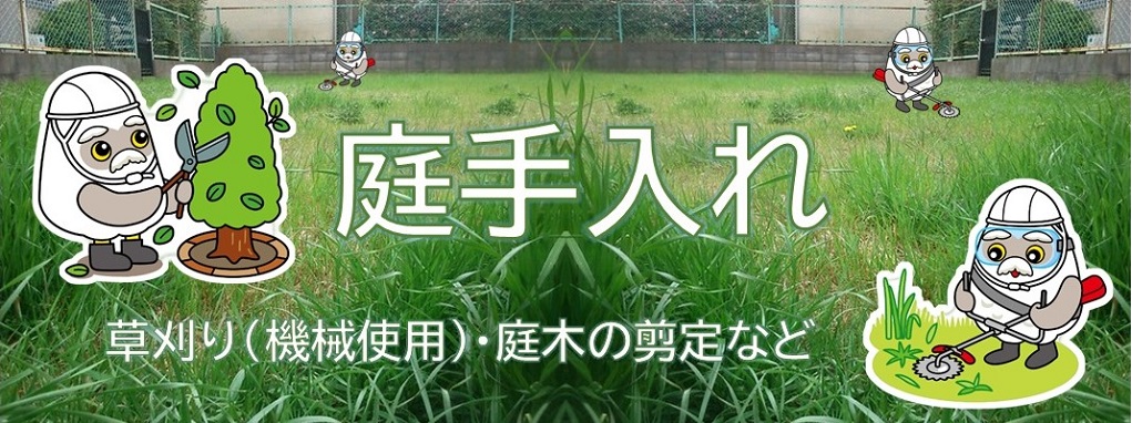 草とり 丁寧に手で抜きます